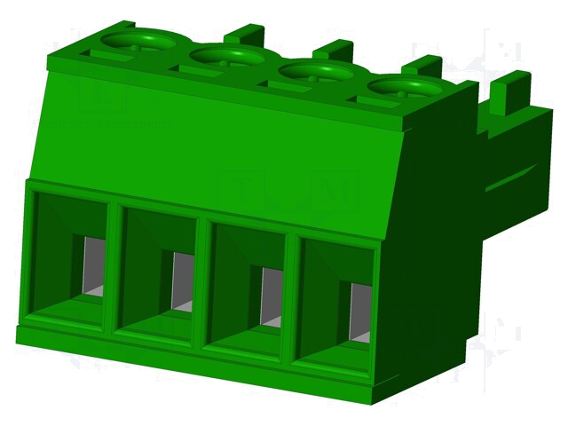Connector: ontkoppelbare terminal strip; stekker; vrouwelijk Connector: ontkoppelbare terminal strip; stekker; vrouwelijk